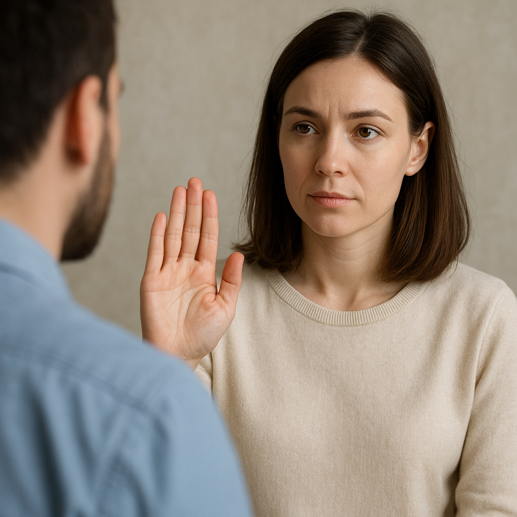 Jak mówić „nie” w sposób spokojny i uprzejmy