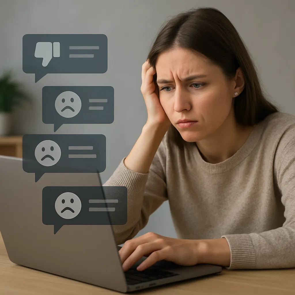 Jak reagować na krytykę w internecie